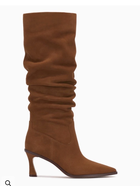 Vince Camuto Shoes - Vince Camuto Kindre Burnt Sugar Slouch Knee-High Heeled Boots NWOT